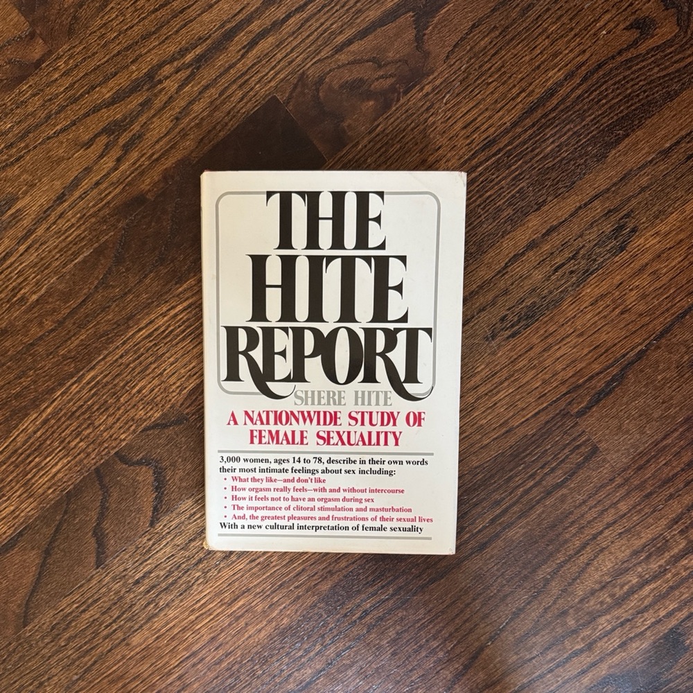 The Hite Report. A Nationwide Study of Female Sexuality. 1st ed. 2nd print. 1976
